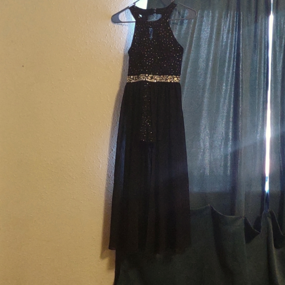 High Neck Maxi Romper Dress
